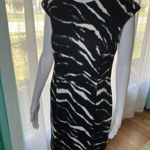 Michael Kors Zebra Print Dress Size Small